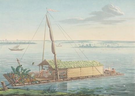 Radeau de la Rivière de Guayaquil by Alexander von Humboldt