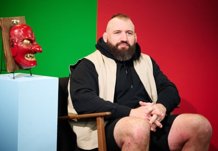 Former rugby union star Joe Marler sits for his portrait in Sky Art’s Portrait Artist of the Year 2025.