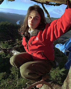 Julia ‘Butterfly’ Hill … the activist who lived in a tree.