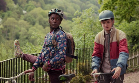 Ncuti Gatwa (left) as Eric and Asa Butterfield as Otis in Netflix show Sex Education
