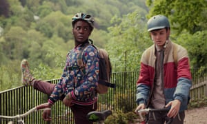 Ncuti Gatwa (left) as Eric and Asa Butterfield as Otis in Netflix show Sex Education