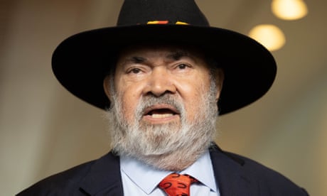 Western Australian Labor senator Pat Dodson at a press conference after he announced his retirement from politics