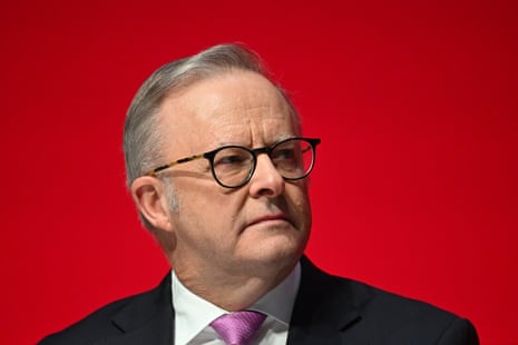 Anthony Albanese in the UK last year.