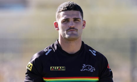 Nathan Cleary condemns 'sad' Matildas criticism amid flying visit with Mary Fowler | NRL | The Guardian