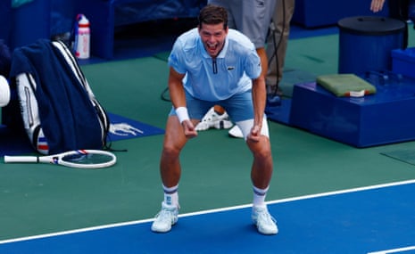US Open tennis: Cerundolo upsets Fritz, Zheng stuns Keys, Swiatek in action – live