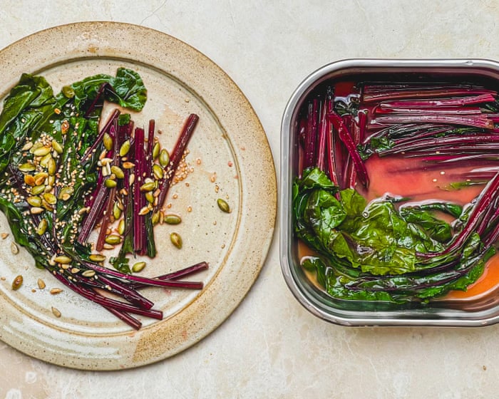 How to turn beetroot tops into a delectable Japanese side dish – recipe
