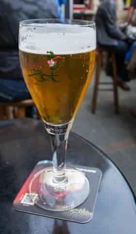 A glass of Brugse Zot,