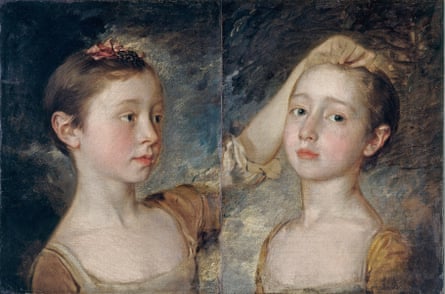 Mary and Margaret Gainsborough, the Artist’s Daughters by Thomas Gainsborough c.1760-1.