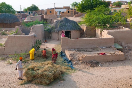 A village near Jaisalmer, Rajasthan, India