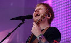 Ed Sheeran performing at Capital's Summertime Ball, 12 June 2022.