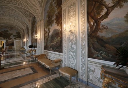 The Apostolic Palace in Castel Gandolfo.