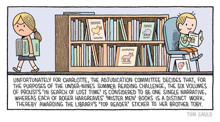 Tom Gauld on how to be a top reader – cartoon