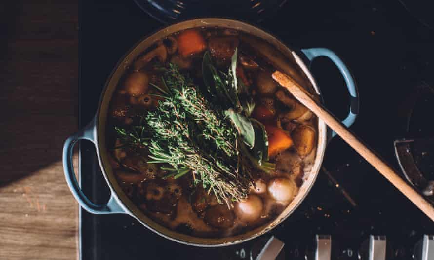 Build flavors with herbs and vary cooking times.
