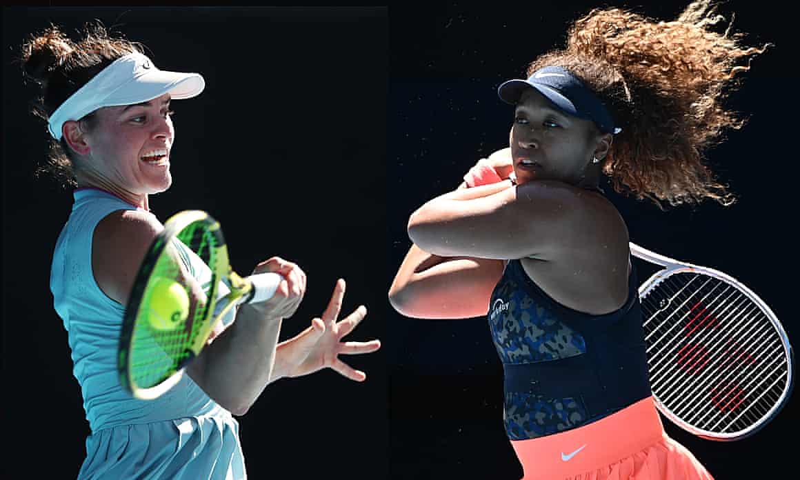 Jennifer Brady and Naomi Osaka.
