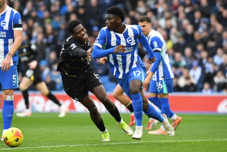 Brighton’s Carlos Baleba is a player coveted by United, and plenty of other clubs.