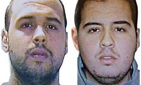 Khalid (left) and Ibrahim el-Bakraoui, the two Belgian brothers identified as the suicide bombers who struck Brussels on 22 March.