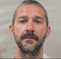 Mugshot of Shia LaBeouf.