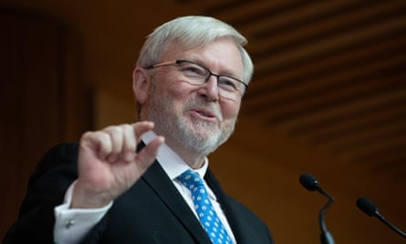 Former prime minister Kevin Rudd, who is now Australia’s ambassador to the US.