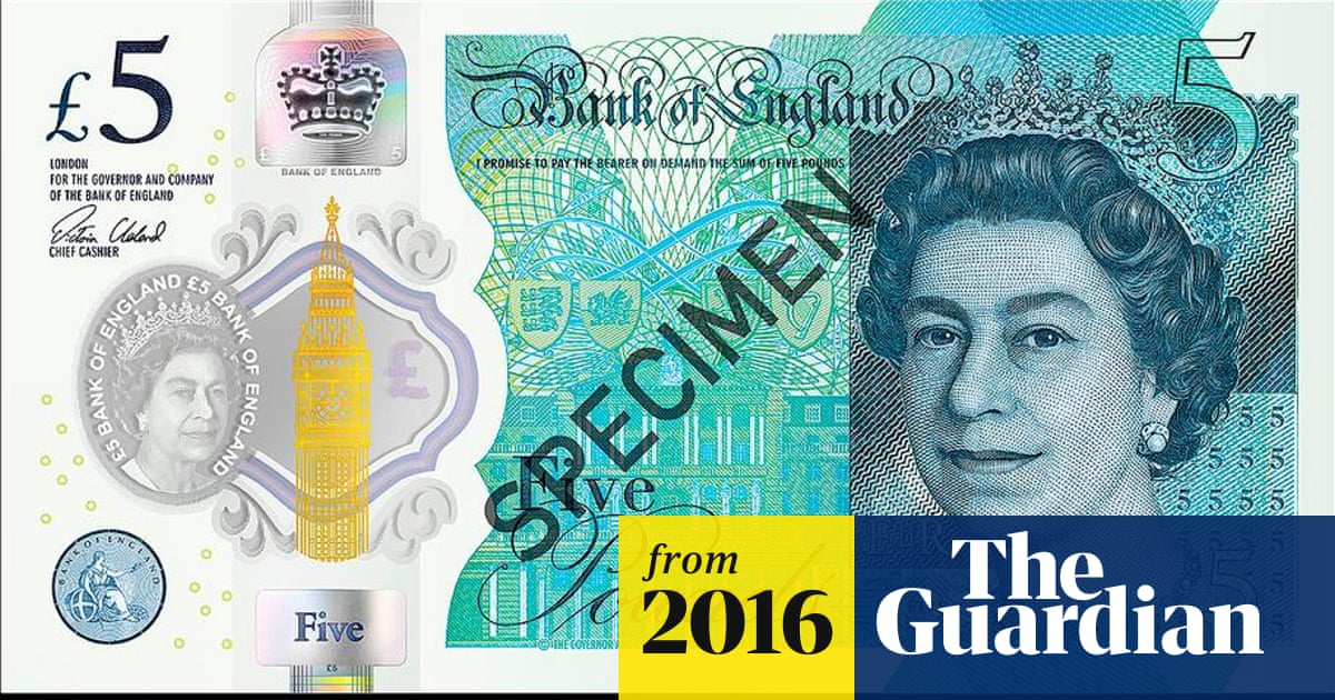 winston churchill plastic 5 note ends trail of paper money currencies the guardian