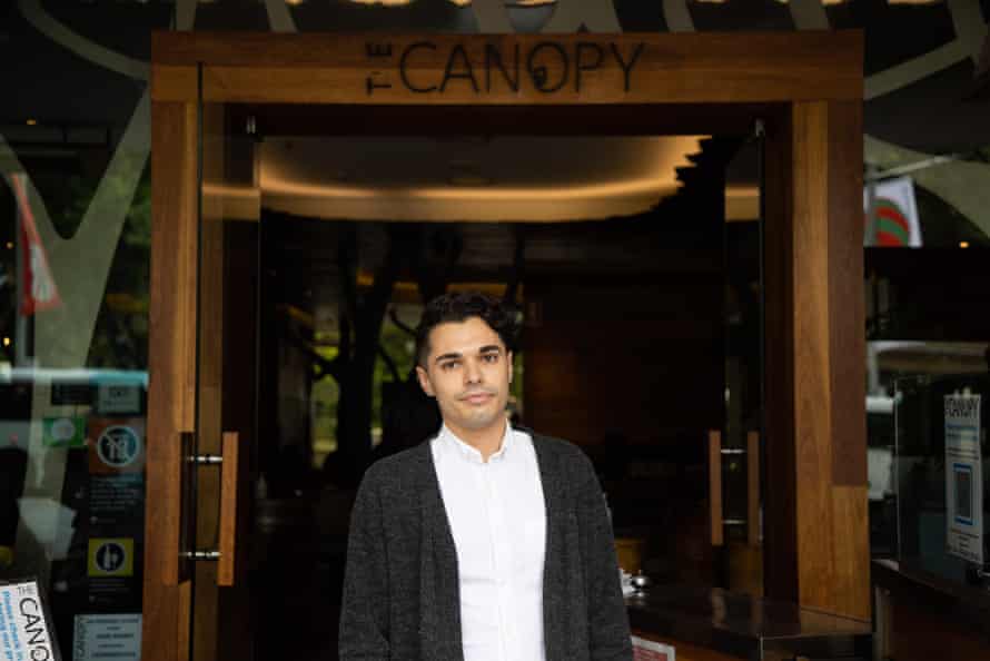 Alex Gomez, assistant manager at the Canopy in Sydney