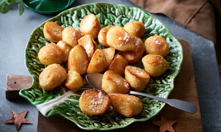 Roast potatoes.