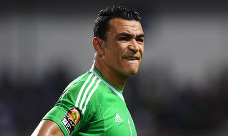 Essam el-Hadary during the 2017 Africa Cup of Nations. He has described playing at the World Cup as a dream.