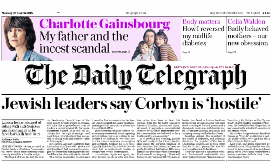 Daily Telegraph - 26 March 2018