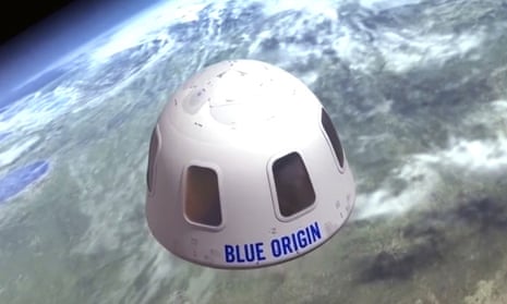 The auction winner will join the Bezos brothers in a Blue Origin capsule for the flight next month.