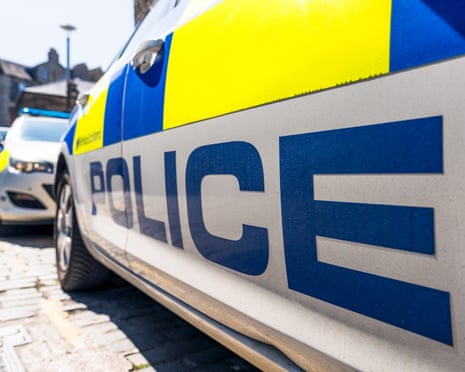 A police car