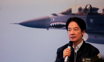 President Lai Ching-te visits soldiers and air force personnel in Hualien, Taiwan, last month