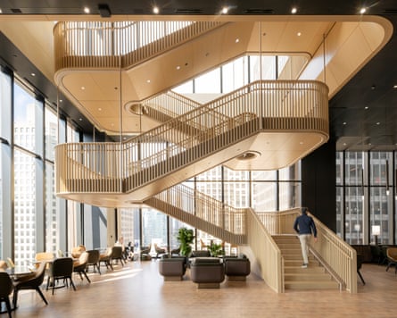 A touch of Vegas casino … a carefully calibrated enviroment detaches employees from the outside world.