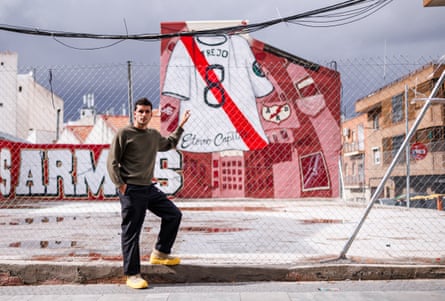 Sergio Camello in the Vallecas neighbourhood