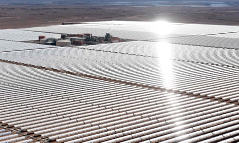 The Noor One concentrated solar power plant in Ouarzazate is one of the largest solar plants in the world.