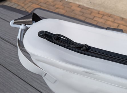Hydroflask Escape Tote cooler photographed outside.