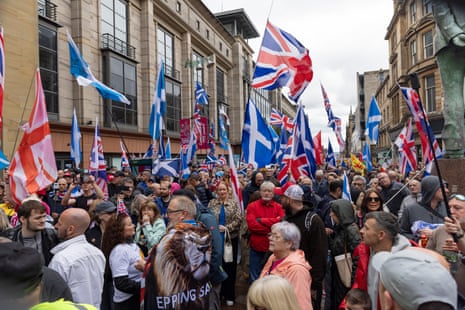 “Unity Rally” in central Glasgow.