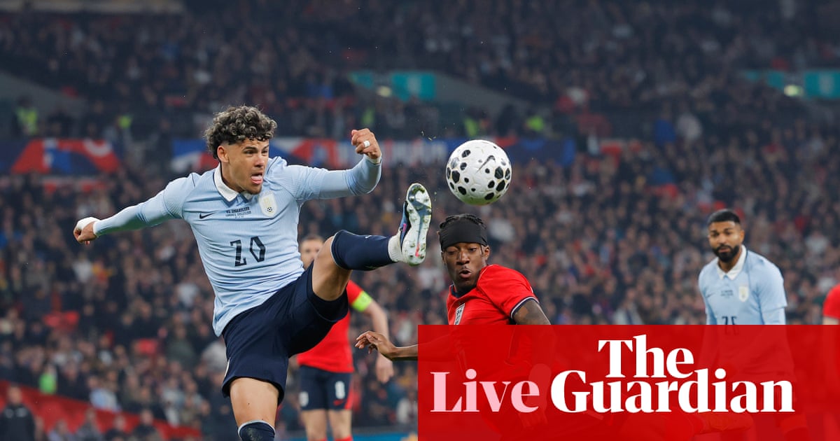 England v Uruguay: men’s international football friendly – live