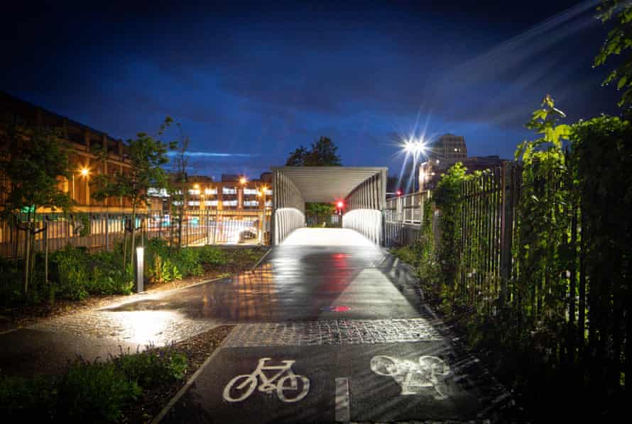 The Kingston cycle bridge.