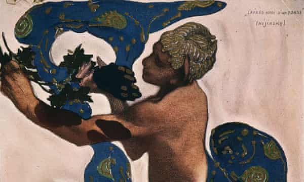 Un dettaglio del programma di Prélude à l'après-midi d'un faune, con Nijinsky nel 1912. Fotografia: Alamy