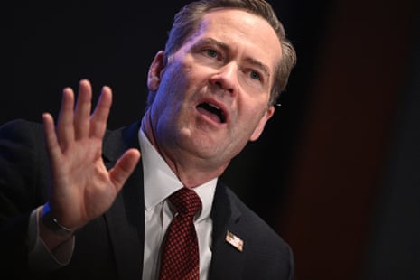 US-TECH-POLITICS-AI-DEFENCE-COMPUTERSUS National Security Advisor Mike Waltz speaks during the Hill & Valley Forum at the US Capitol Visitor Center Auditorium in Washington, DC, on April 30, 2025. (Photo by Brendan SMIALOWSKI / AFP) (Photo by BRENDAN SMIALOWSKI/AFP via Getty Images)