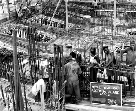 Gillian Hopwood obituary The construction of flats for workers at the Metal Box Company, 1963