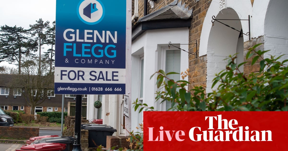 Annual house price growth turns negative, falling to weakest level since 2012  business live