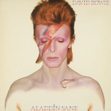 David Bowie’s Aladdin Sane album cover, to which Castle contributed.