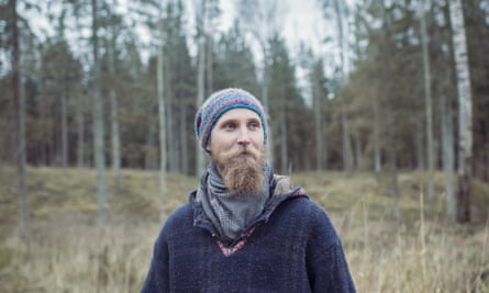 Kalev Järvik, Estonian carpenter, who lives near the Haanja nature reserve in southern Estonia.