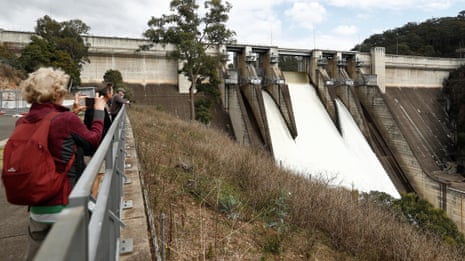 Sydney's Warragamba Dam water storage at full capacity – video