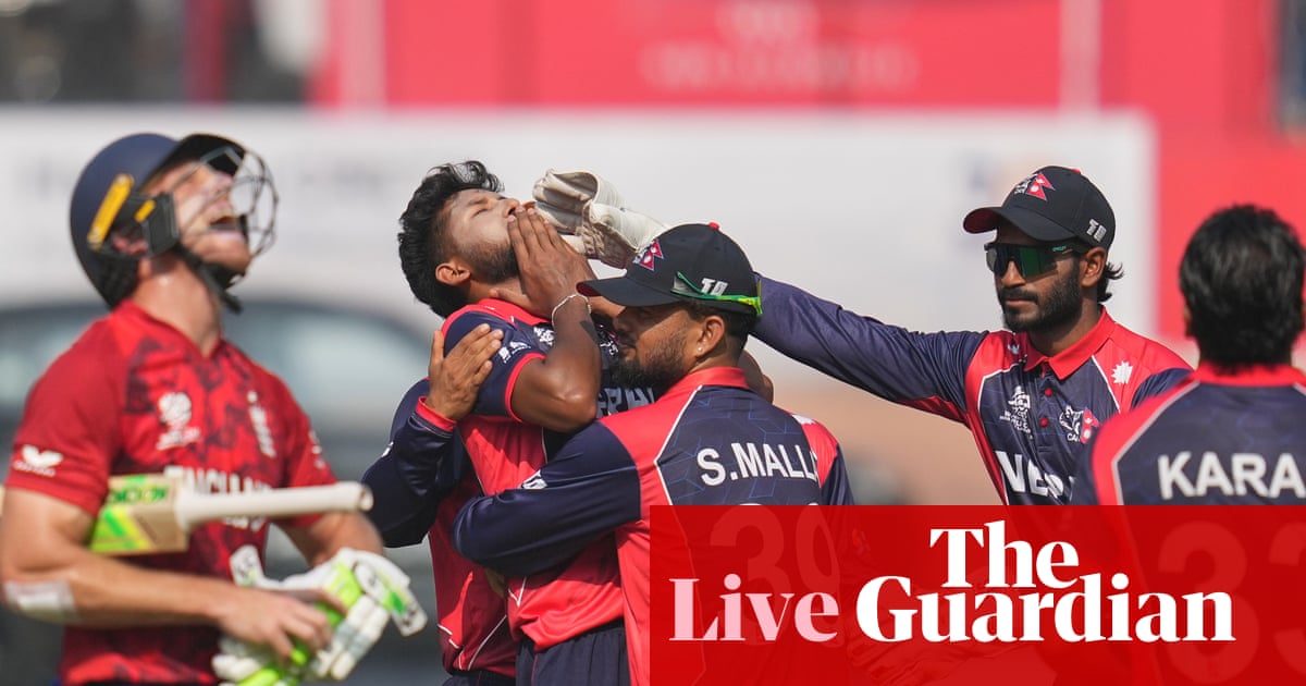 England v Nepal: Men's T20 World Cup 2026 live updates