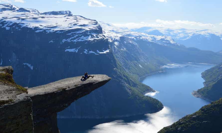 The ‘troll’s tongue’ in Norway.