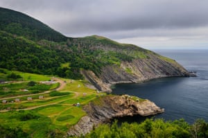 The north tip of Cape Breton island Nova Scotia
