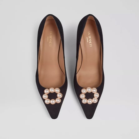 Pearl shoe clips, LK Bennett