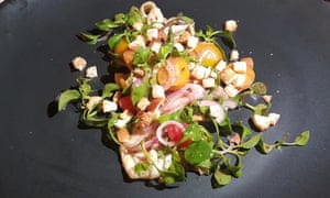 Farm to table produce at Rustic & Blue