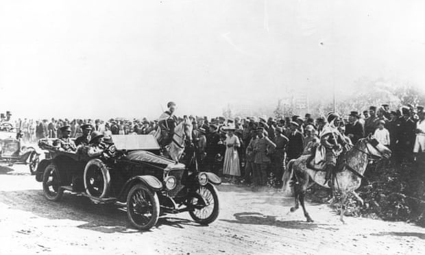 General Sir Edmund Allenby enters Jerusalem in December 1917, a month after the Balfour declaration.